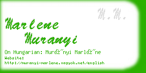 marlene muranyi business card